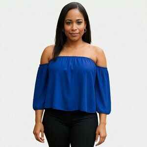 Half Sleeve Off Shoulder Blouse